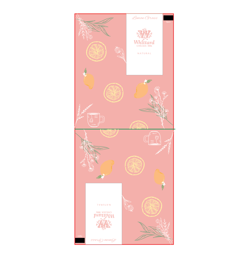 wikkel-theezakje lemon grass