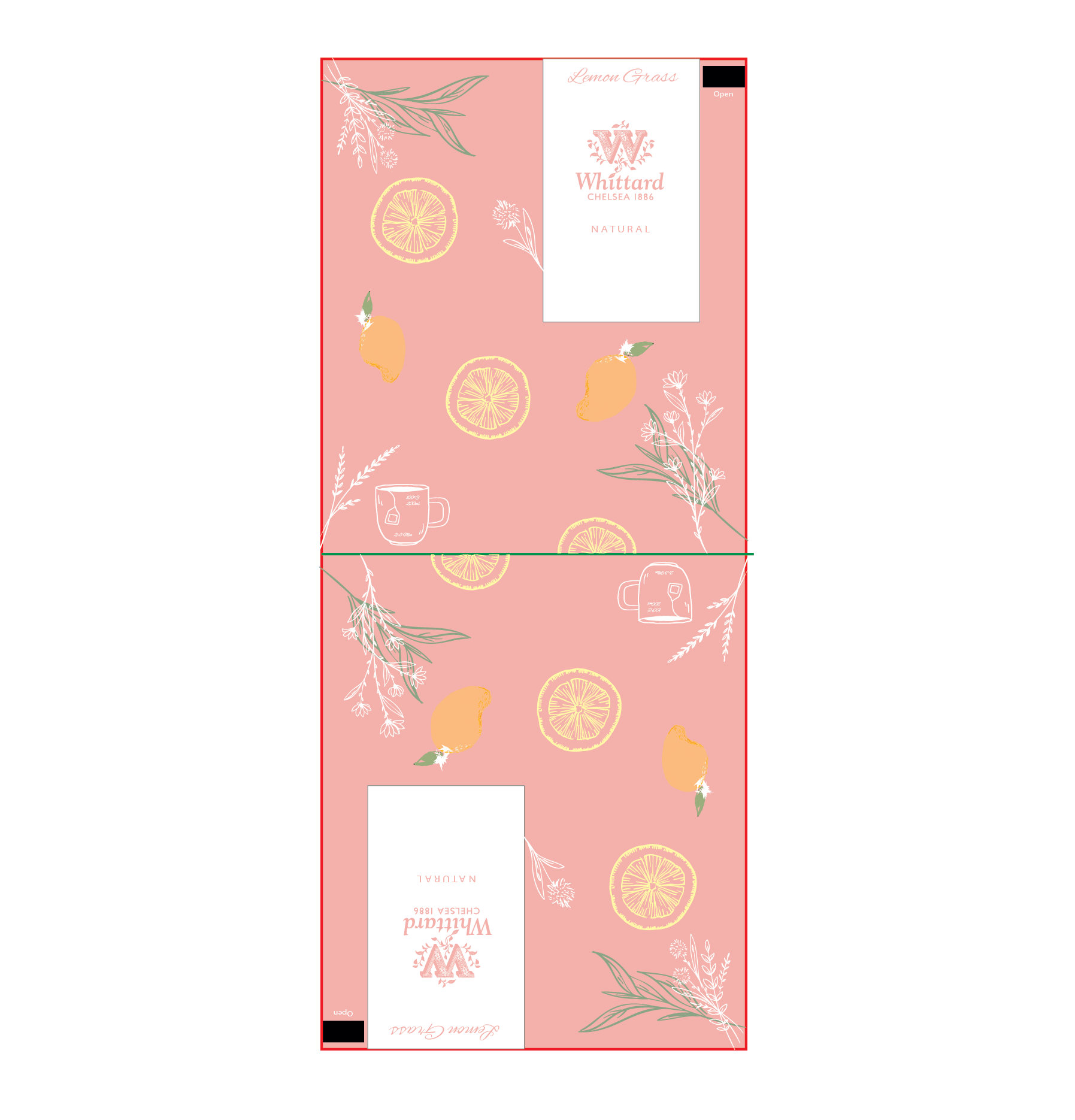 wikkel-theezakje lemon grass